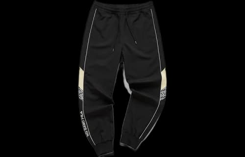 FILA FUSION Casual Bundle Feet Sports Long Pants Black