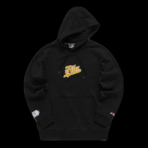 FILA FUSION Embroidered Logo Knit Black