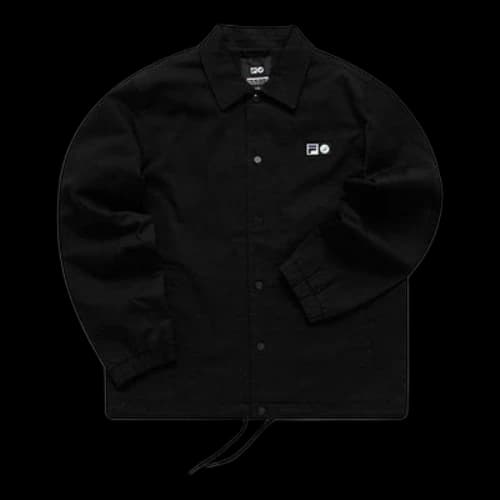FILA FUSION x Staple Crossover Logo Small Label Coach Jacket Black