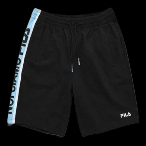 FILA FUSION Knitted Loose Fit Sports Shorts 'Black'