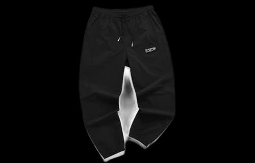 FILA FUSION Sports Printed Drawstring Woven Pants 'Black'