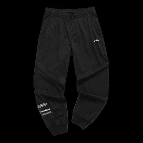 FILA Basketball Ankle Banded Sports Pant Male Black