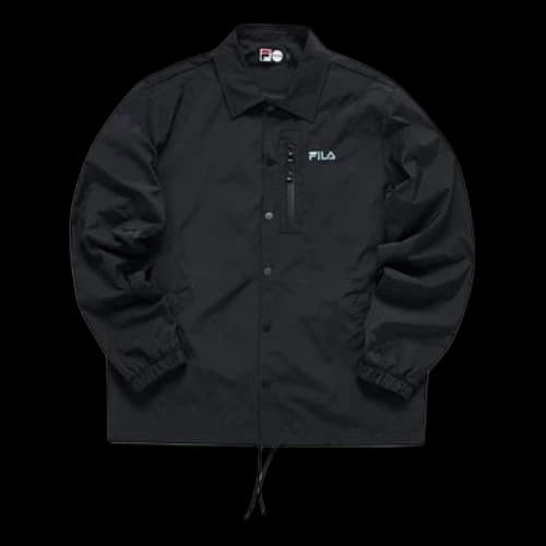 FILA FUSION Casual Sports Woven Jacket Black