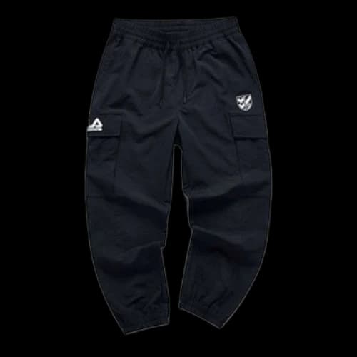 FILA FUSION x White Mountaineering Casual Loose Fit Utility Woven Pants 'Black'