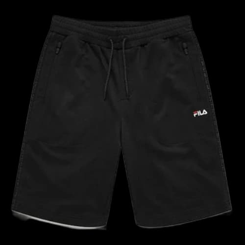 FILA FUSION Logo Printed Loose Fit Shorts 'Black'