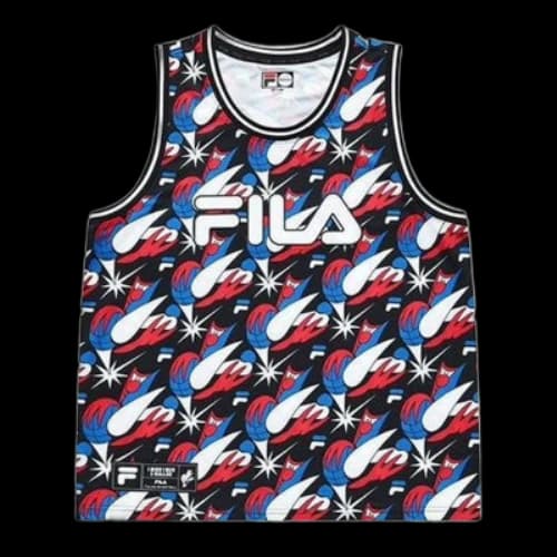 FILA FUSION Basketball All-Over Printed Loose Sports Tank Top 'Multi-Color'