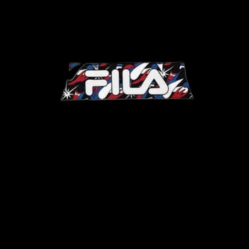 FILA FUSION Contrasting Colors Logo Printing Basketball Sports Loose Short Sleeve White