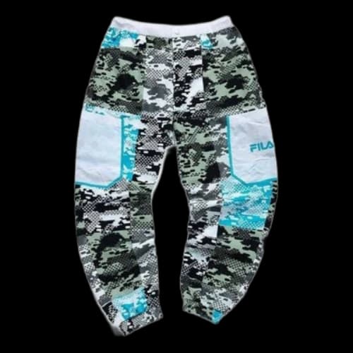 FILA FUSION Colorblock Sports Pants 'Multi-Color'