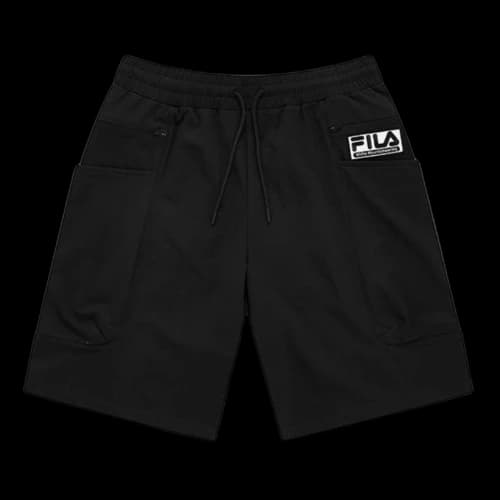 FILA FUSION x White Mountaineering Knitted Casual 5-Inch Shorts 'Black'