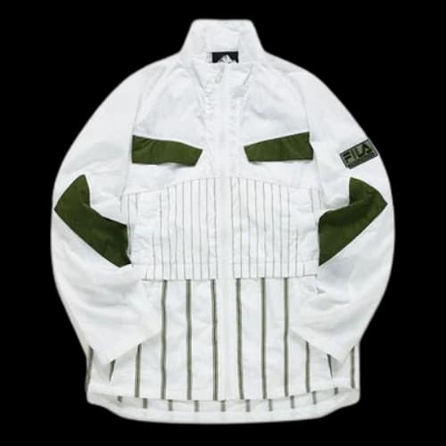 FILA FUSION x White Mountaineering Crossover Casual Sports Contrasting Colors Stripe Jacket