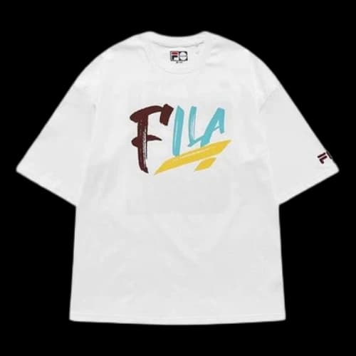FILA FUSION Ghrapic Tee 'White'