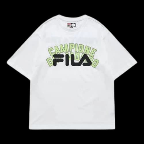 FILA FUSION Basketball Tee 'White Green'