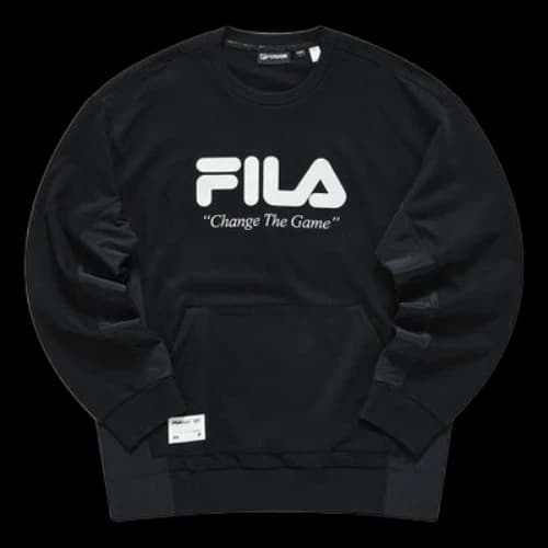 FILA FUSION Change The Game Logo Sweatshirt 'Black'