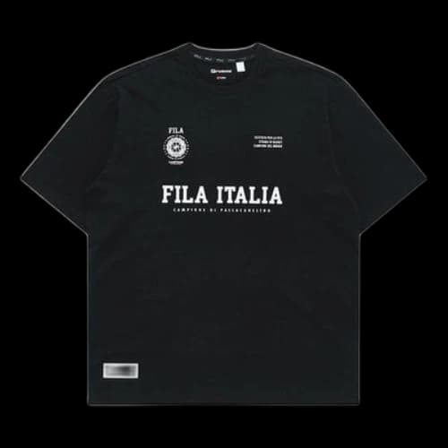 FILA FUSION Retro Time Tee 'Black'