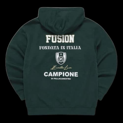 FILA FUSION Uniform Inline Hoodie 'Green'