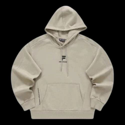 FILA FUSION Collection Logo Cotton Hoodie 'Olive Green'
