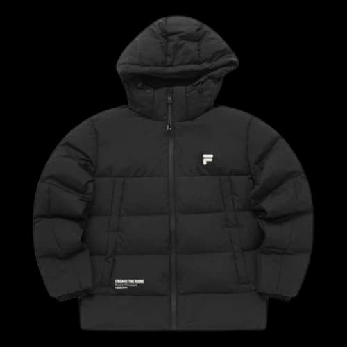 FILA FUSION Hooded Down Jacket 'Black'