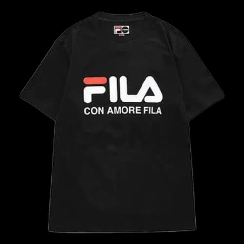 FILA FUSION Logo T-shirt 'Black'
