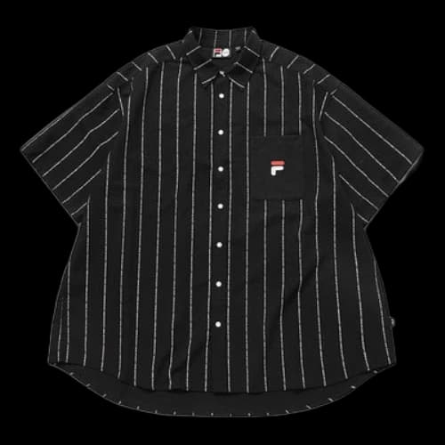 FILA FUSION Stripes Shirt 'Black'