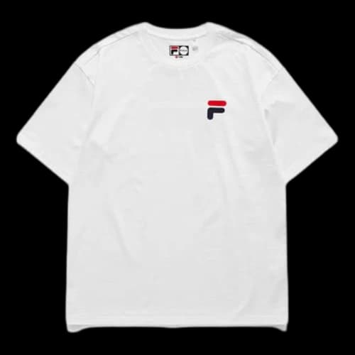 Fila FUSION Casual Sports Round Neck Short Sleeve Unisex White