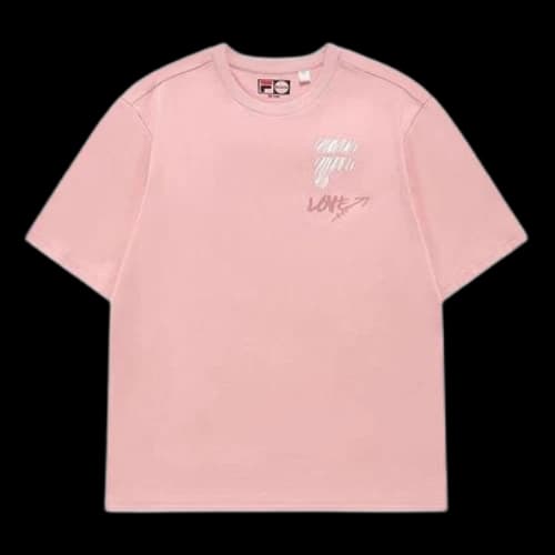 FILA FUSION Casual Logo Tee 'Pink'
