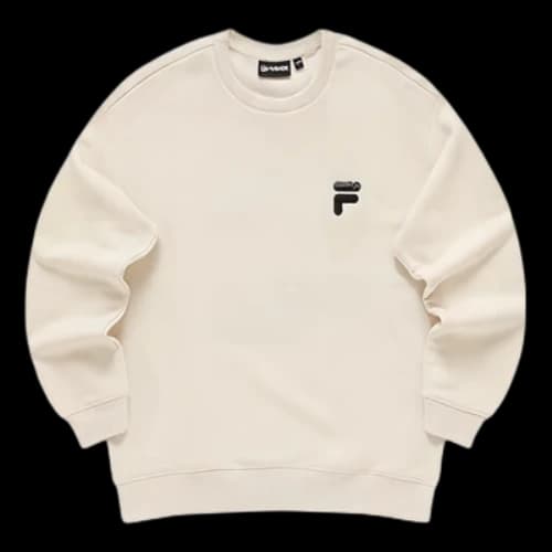 FILA FUSION Fob Graphic Sweater 'Beige'