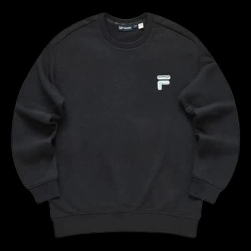 FILA FUSION Fob Graphic Sweater 'Black Blue'