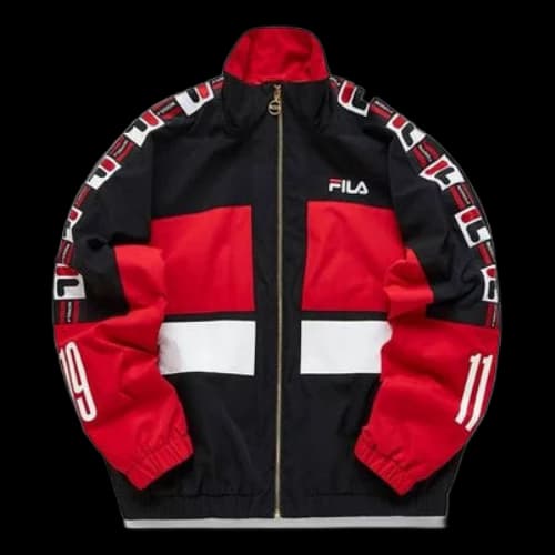 Fila FUSION Athleisure Casual Sports Loose Woven Jacket Colorblock
