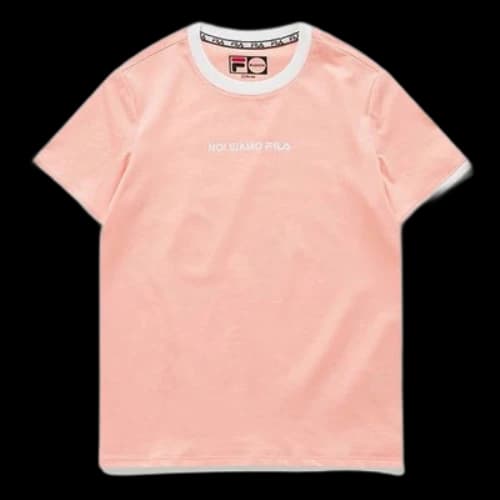 FILA FUSION KKI, Short Sleeve Pink Red (Women's)