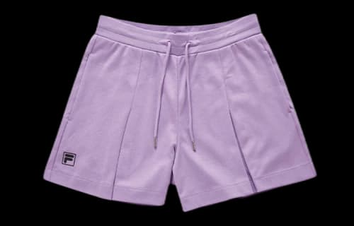 FILA Side Drawstring Sports Shorts Purple (Women's)