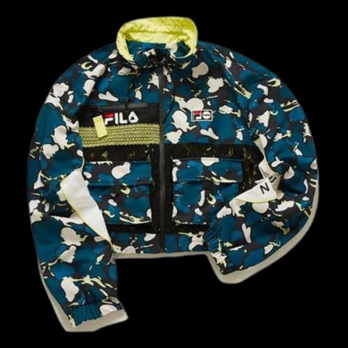 Fila FUSION Short lapel Cargo Woven Jacket Blue