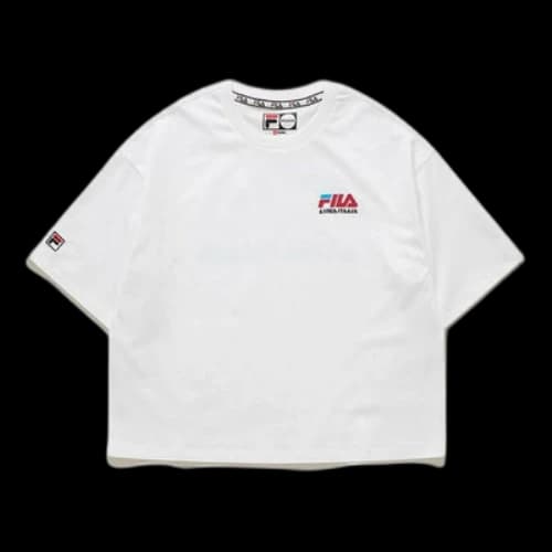 FILA FUSION LINEAITALIA Round Neck Short Sleeve White (Women's)