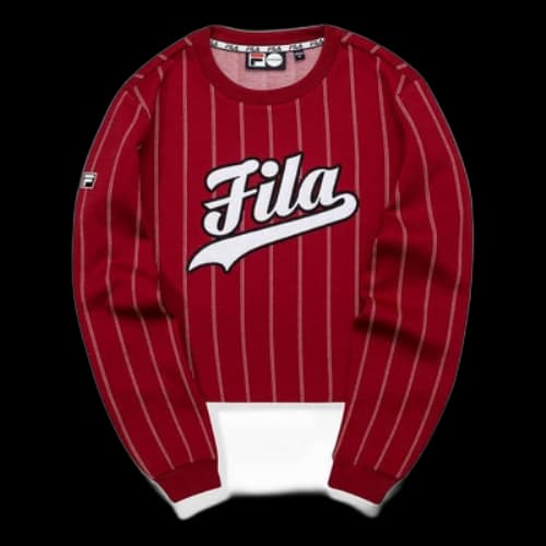 Fila Short Casual Sports Pullover Hoodie Deep Red (Women's)