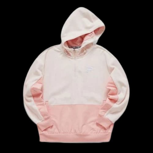 Fila FUSION Casual Sports Splicing Pullover Pink