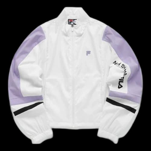 Fila FUSION Contrasting Colors Woven Sports Loose Jacket White