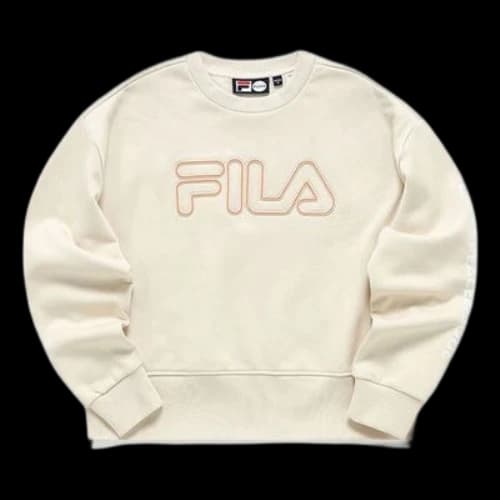 FILA FUSION Logo Pullover 'Beige' (Women's)