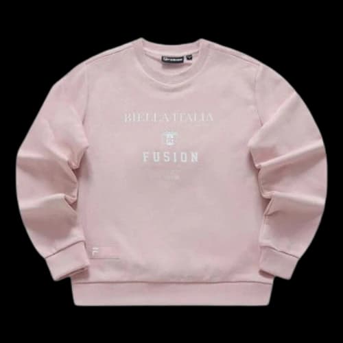FILA FUSION Logo Printed Sweater 'Pink' (Women's)