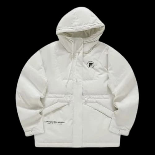 FILA FUSION Hooded Down Jacket 'White' (Women's)
