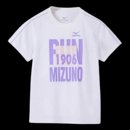 (GS) Mizuno Casual T-shirt 'Purple'