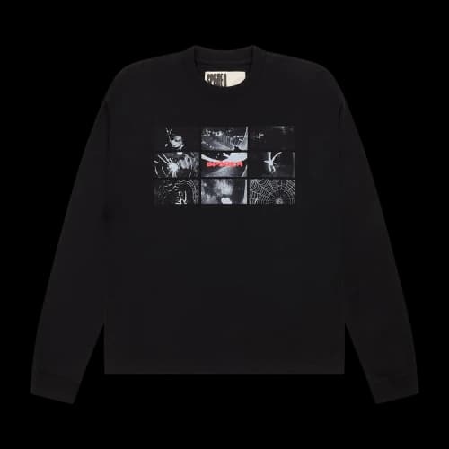 Sp5der Web Monitor L/S Heavyweight Tee Black