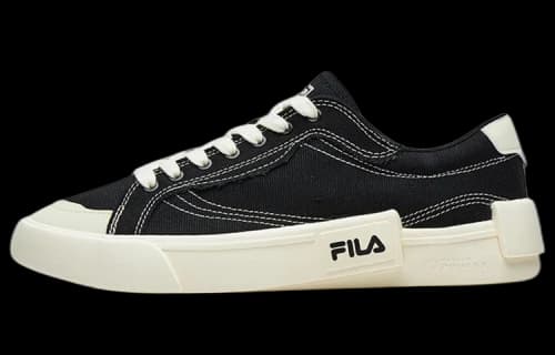 FILA FUSION Canvas Shoes 'Black'
