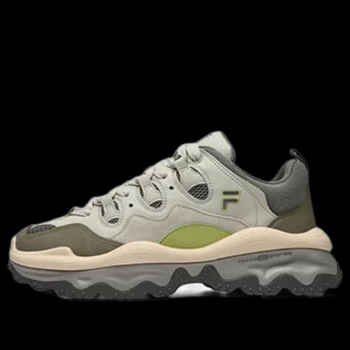 FILA FUSION QD96 Athletic Shoes 'Grey Green'