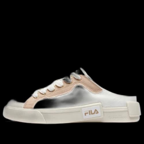FILA FUSION Pop Mule Skate Shoes 'White Beige'