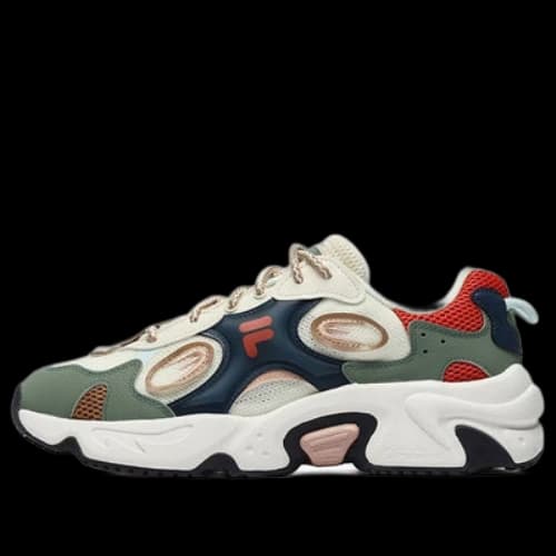 FILA FUSION Raccoon Sneakers 'White Green Red'