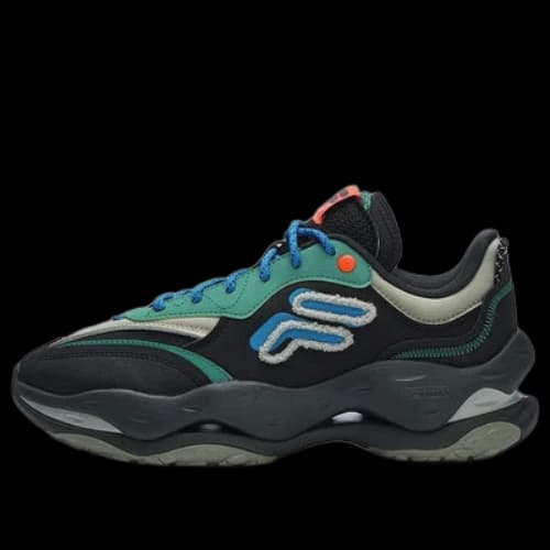 FILA FUSION Daddy Shoes 'Black Green'