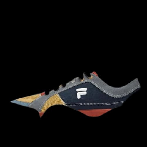 FILA FUSION ATV Skate Shoes 'Grey Yellow'