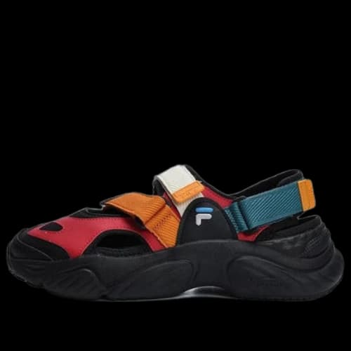FILA FUSION Conch Sandals ''Black Multi