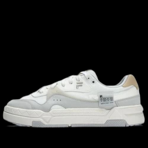FILA FUSION Classic Skate Shoes 'White Grey'