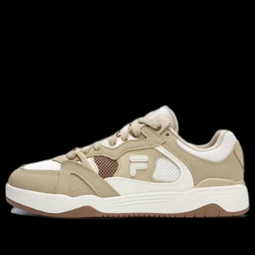FILA FUSION Classic Skate Shoes 'Khaki White'