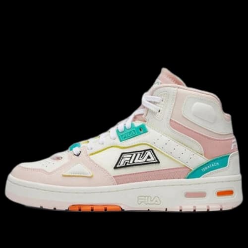 FILA FUSION Heritage Retro Basketball Shoes 'White Pink' (Women's)